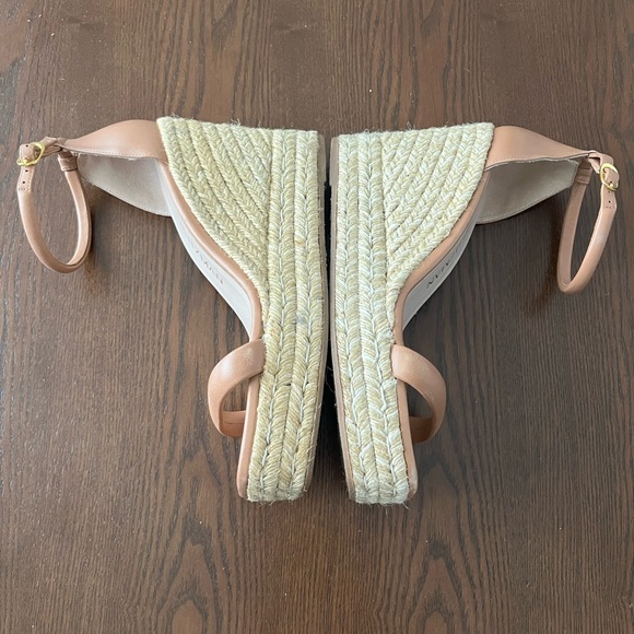Stuart Weitzman Nude Wedge Espadrilles - Picture 7 of 9